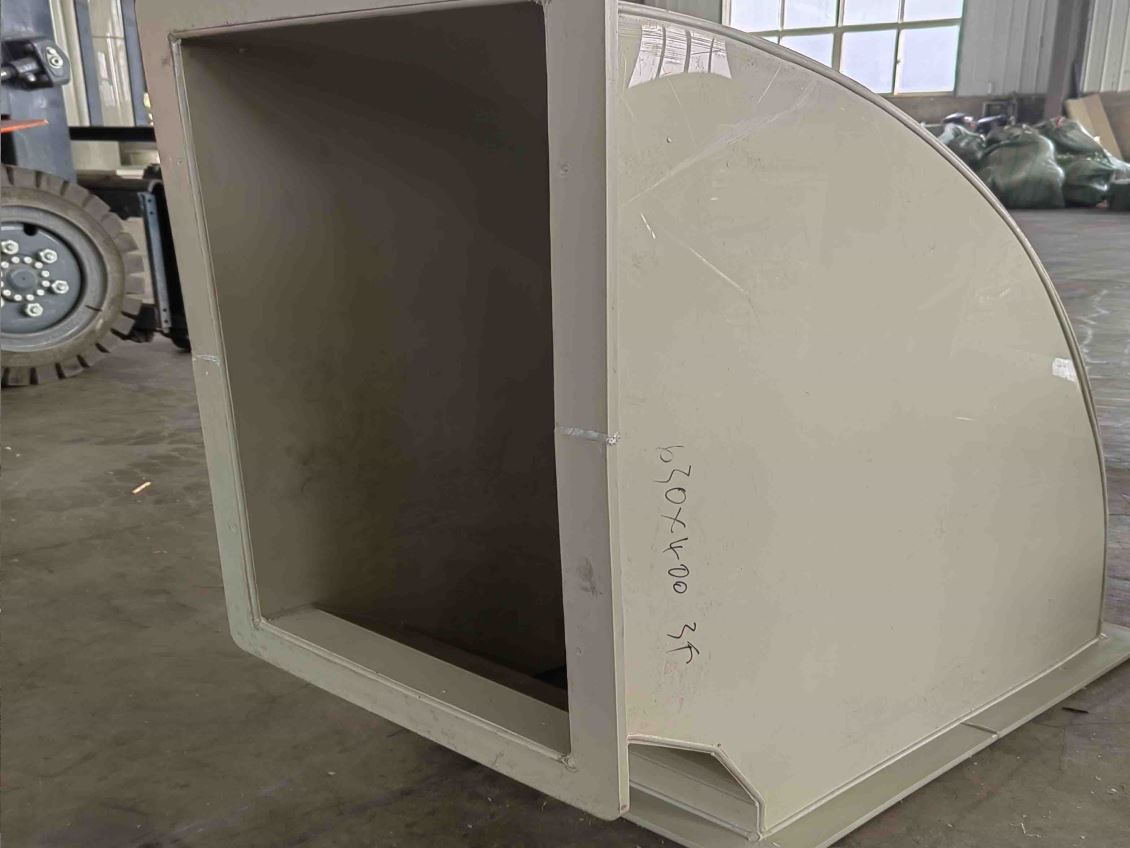 鞍山PP加工方弯头90°